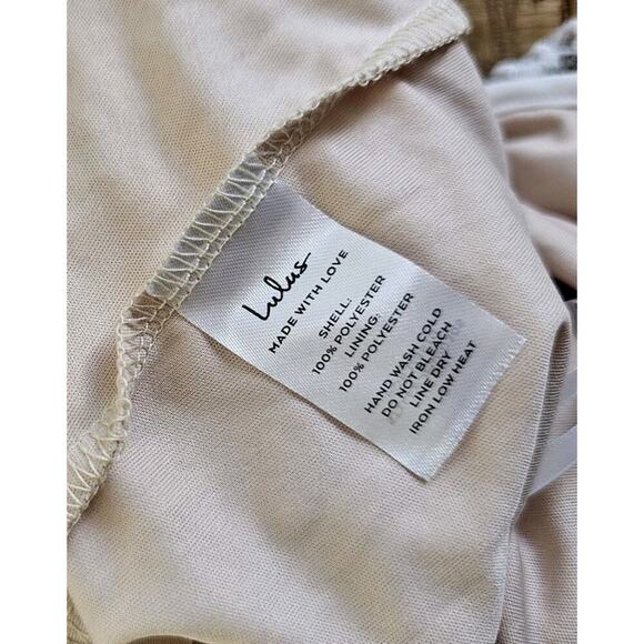 Lulus Women's Charmaine Embroidered Sheer Mesh Mini Dress White Size L NWT - Picture 10 of 11